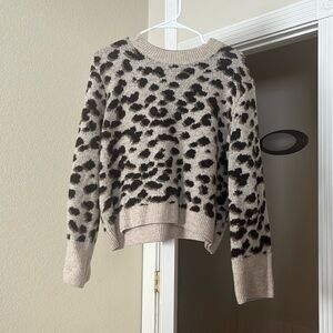 H&M Cheetah Sweater